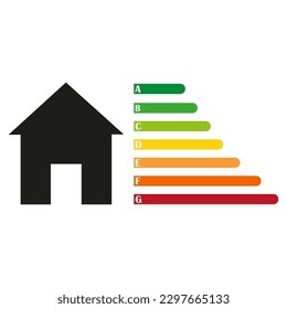 Energy efficiency and home improvement concept. Green energy. Power save concept. Vector illustration.