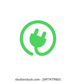 Energy efficiency icon. Clipart image isolated on white background
