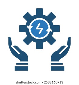 Energieeffizienz-Symbol, Linie, Vektorgrafik