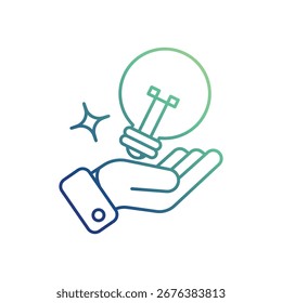 Energy efficiency icon with white background vector stock illustration