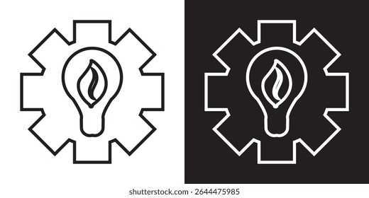 Energy Efficiency Icons.  Vector illustration. EPS 10 AI
