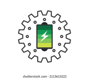 Energy efficiency isolated on a white background. green energy concept.
