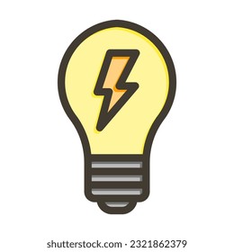 Energy Efficiency Thick Line Filled Colors For Personal And Commercial Use.

