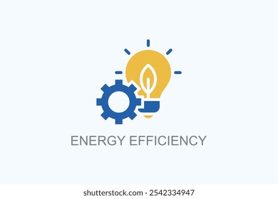 Ilustración De Vector De Eficiencia Energética O Símbolo De Logotipo