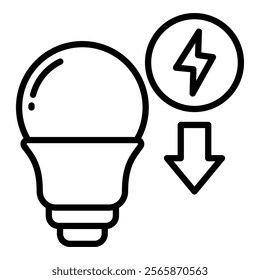 Energy Efficient Appliances Icon Element For Design