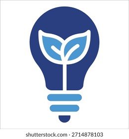 Elemento De Ícone De Lâmpada Com Baixo Consumo De Energia Para Design