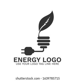 Energy Efficient And Eco Friendly Power Company Logo