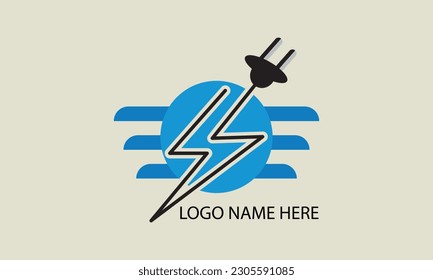Energy Electric simple yet clean professional logo for Electrical, construction and security company.