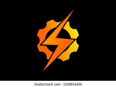 Energy, electrical logo vector