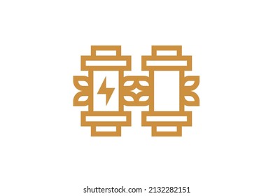 Energy and Electricity Monoline Logo