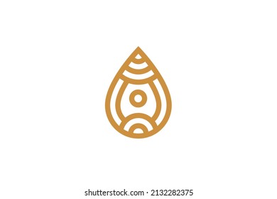 Energy and Electricity Monoline Logo
