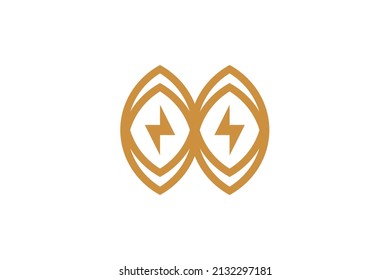 Energy and Electricity Monoline Logo