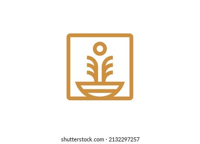 Energy and Electricity Monoline Logo