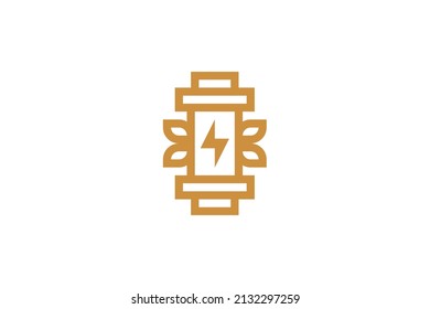 Energy and Electricity Monoline Logo