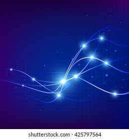 Energy flow background. Abstract Futuristic Background. Vector illustration