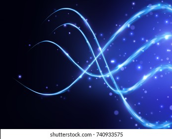 Energy flow background. Abstract Background. Vector illustration