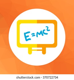 Energy formula on white board