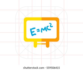 Energy formula on white board