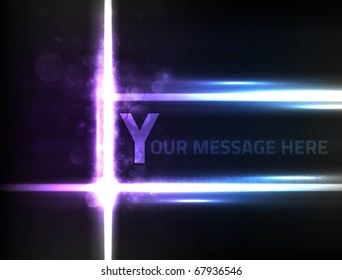 Energy frame background for the text of your choice