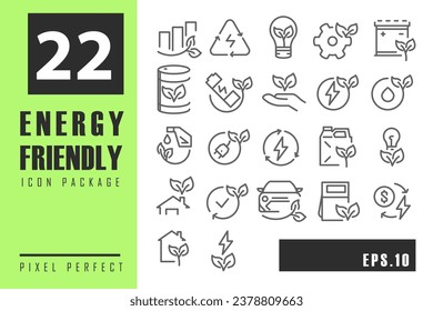 ajuste perfecto de píxeles de píxeles de icono de contorno con consumo de energía. diseñado para icono vectorial de aplicaciones web o móviles