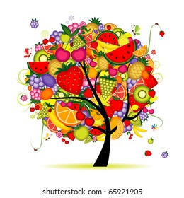 Energy fruit tree for your design