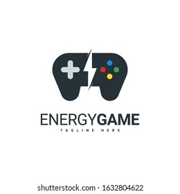 Energy Game Logo Vector Design Template