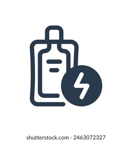 Energy Gel for Bike Race Boost Vector Icon Illustration