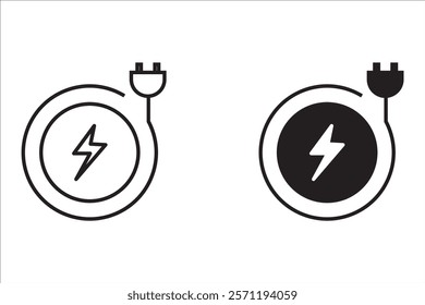 ENERGY GLIF PERFECT PIXEL ICON SET. Pixel perfect glyph energy, battery charging vector icon