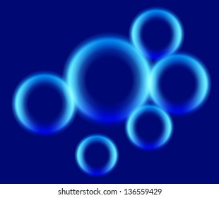 Energy Glowing Circles Pattern - Circle for a poster, brochure, presentation, website with copy space