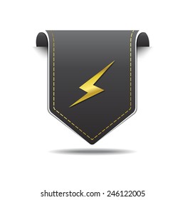 Energy golden Vector Icon Design