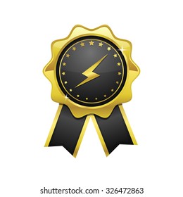 Energy golden Vector Icon Design