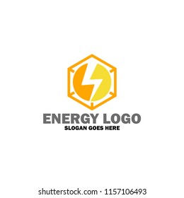 Energy Green Energy Sun Energy Logo Stock Vector (Royalty Free) 1157106493
