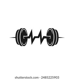 energy gym logo vector illustration