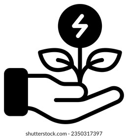 Energy Harvesting Icon can be used for web, app, infographic, etc