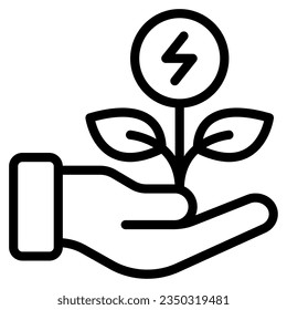 Energy Harvesting Icon can be used for web, app, infographic, etc