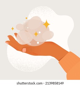 energy healing hands illustration vector