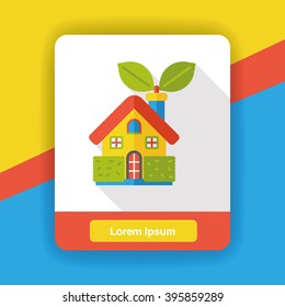 energy house flat icon