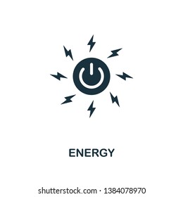 Energy icon. Creative element design from community icons collection. Pixel perfect Energy icon for web design, apps, software, print usage.
