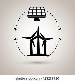 energy icon design 
