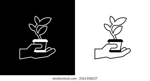 Energy icon. Ecology. Energy. Voltage. Lytric. Radiation. Black icon. Silhouette