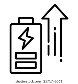 Energy Icon Element For Design