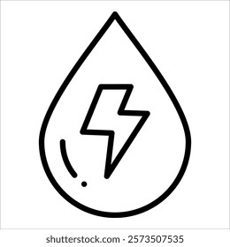 Energy Icon Element For Design