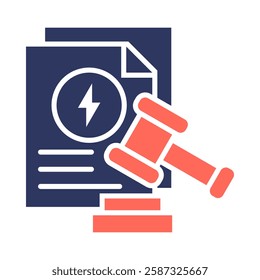 Energy Icon Element For Design