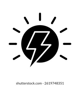 Elemento de icono de energía para el diseño