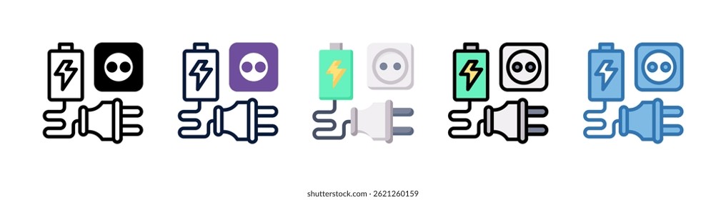 Energy Icon Element For Design