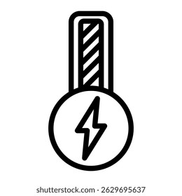 Energy Icon Element für Design
