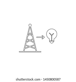Energy energy icon. Element of energy for mobile concept and web apps icon. Outline, thin line icon for website design and development, app development