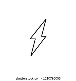 energy icon. Element of simple web icon. Thin line icon for website design and development, app development. Premium icon