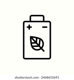energy icon, isolated line icon