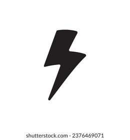 Energy icon. Lightning flat sign design. Energy symbol vector pictogram. Thunder sign. UX UI icon